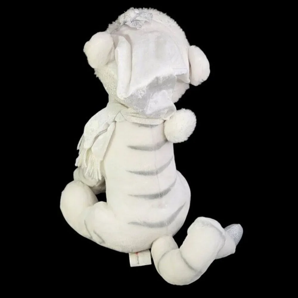 Disney Store Snowflake Tigger Plush Toy White Stuffed Animal‎ Winnie The Pooh